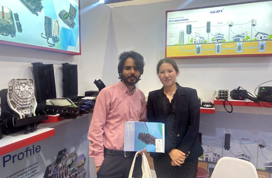 اجتماع مع الآنسة إيفا، مديرة المبيعات في مصنع Hejor الصيني المتخصص في الألياف البصرية